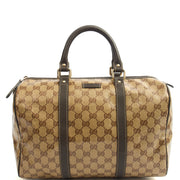 Picture of Gucci Tote Boston in GG Supreme, Patent Leather