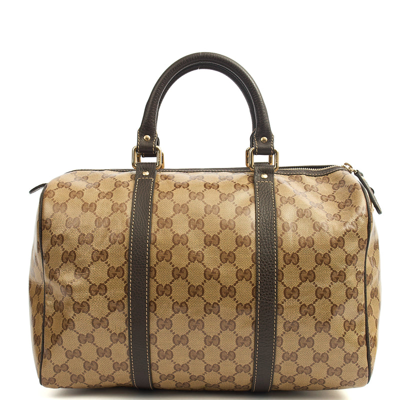Picture of Gucci Tote Boston in GG Supreme, Patent Leather