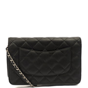 Picture of Chanel Cross Body Wallet on Chain in Black, Lambskin Leather