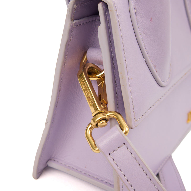 Picture of Jacquemus Cross Body Le Chiquito Moyen in Purple, Leather