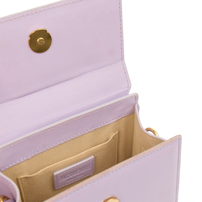 Picture of Jacquemus Cross Body Le Chiquito Moyen in Purple, Leather