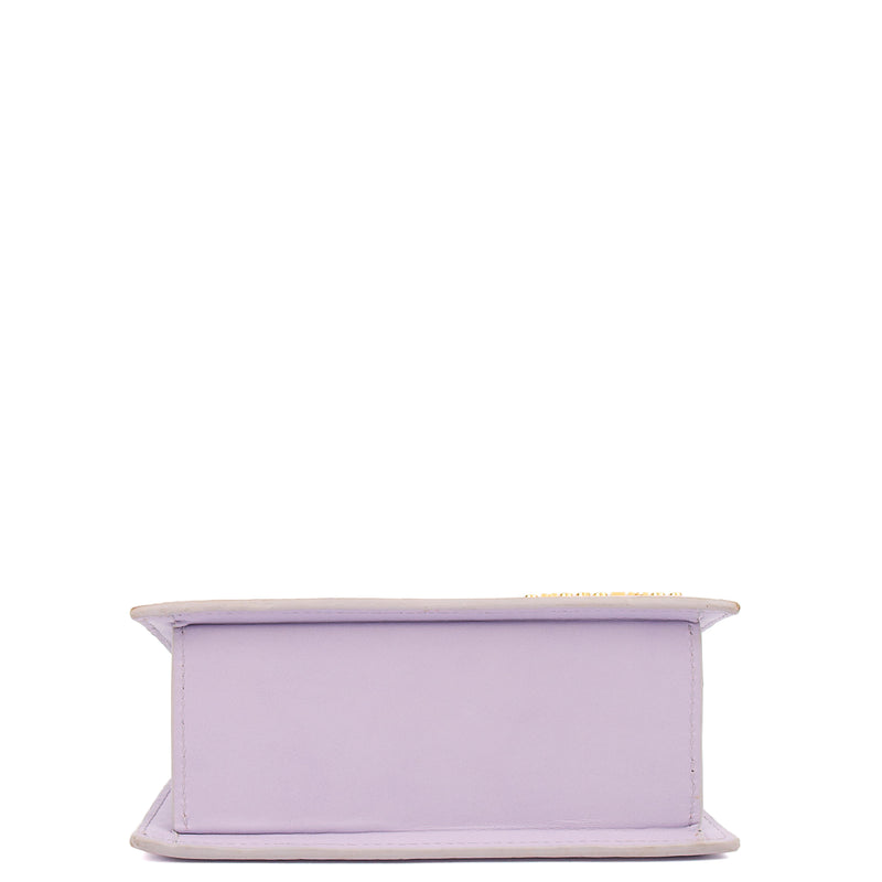 Picture of Jacquemus Cross Body Le Chiquito Moyen in Purple, Leather