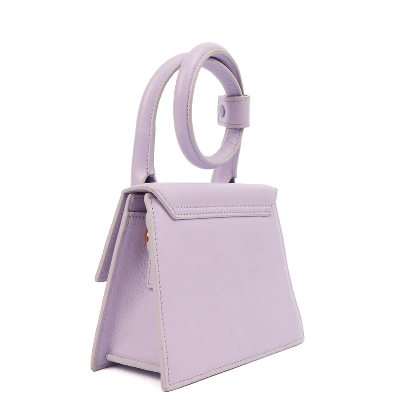 Picture of Jacquemus Cross Body Le Chiquito Moyen in Purple, Leather