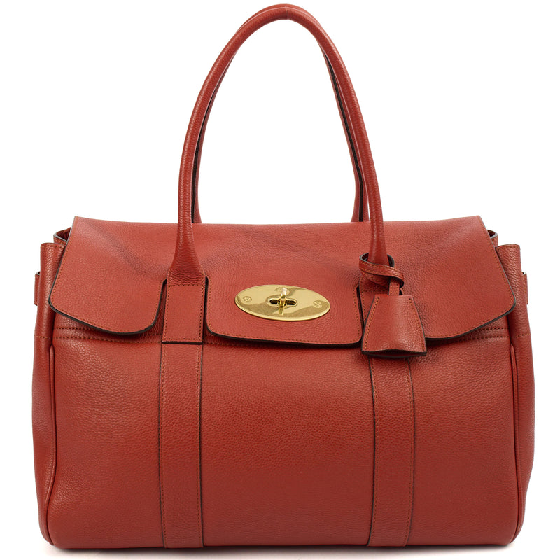 Picture of Mulberry Tote Bayswater Heritage in Rust, Leather