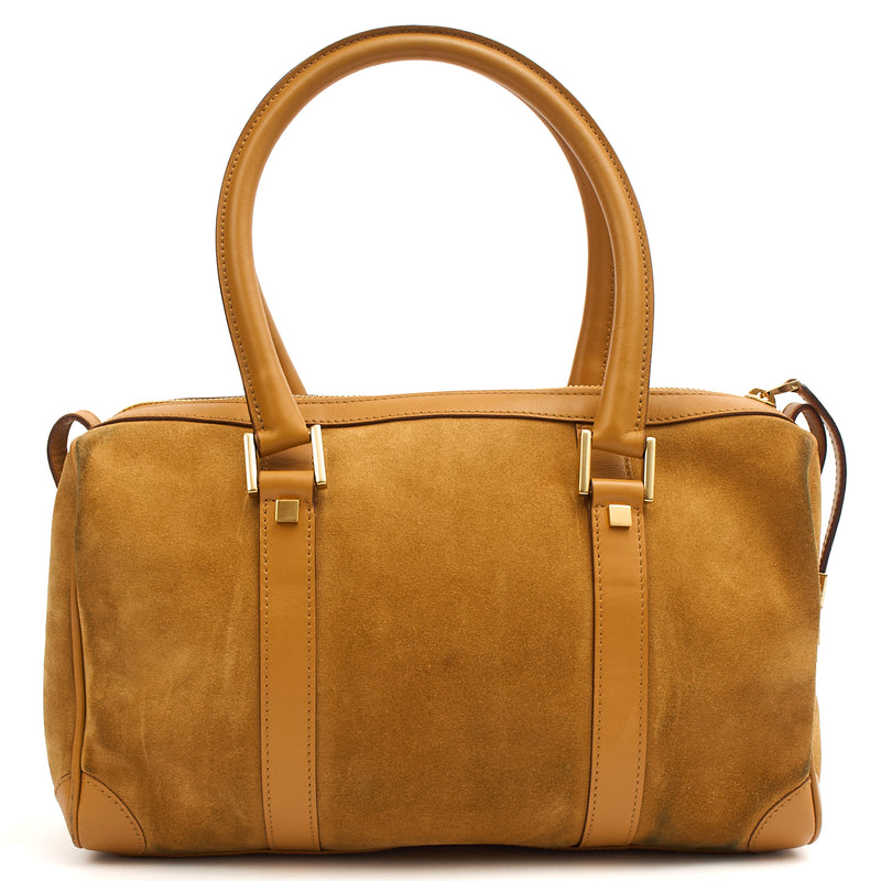 Picture of Gucci Tote Boston in Brown, Suede
