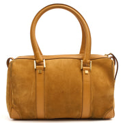 Picture of Gucci Tote Boston in Brown, Suede
