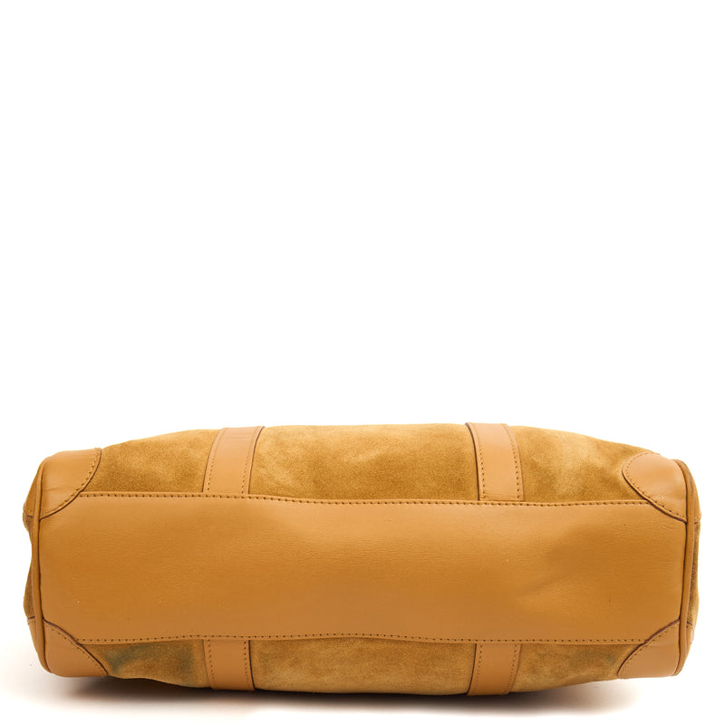 Picture of Gucci Tote Boston in Brown, Suede