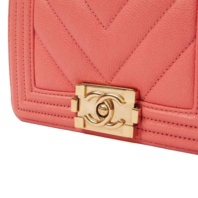 Picture of Chanel Mini Bag Boy - Mini in Pink, Caviar Leather
