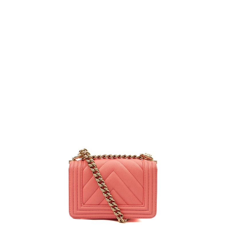 Picture of Chanel Mini Bag Boy - Mini in Pink, Caviar Leather