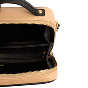 Picture of Chanel Cross Body CC Filigree Vanity Case in Neutral, Caviar Leather