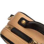 Picture of Chanel Cross Body CC Filigree Vanity Case in Neutral, Caviar Leather
