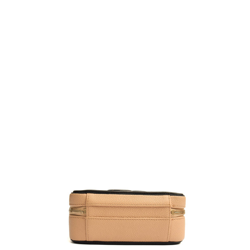 Picture of Chanel Cross Body CC Filigree Vanity Case in Neutral, Caviar Leather