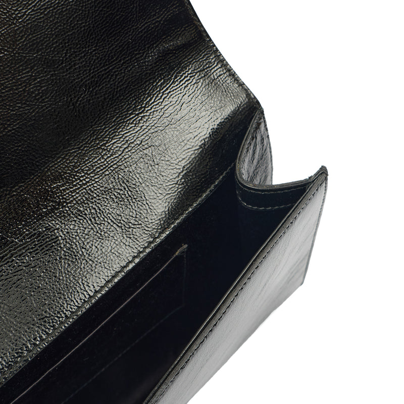 Picture of Saint Laurent Clutch Belle De Jour Clutch in Black, Calfskin Leather
