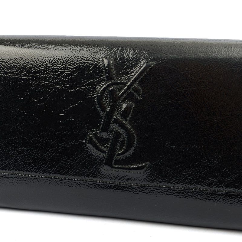 Picture of Saint Laurent Clutch Belle De Jour Clutch in Black, Calfskin Leather
