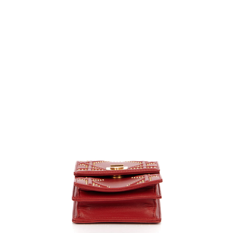 Picture of Christian Dior Diorama Pouch in Red, Calfskin