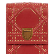 Picture of Christian Dior Diorama Pouch in Red, Calfskin