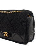 Picture of Chanel Shoulder Bag Flap Bag in Black, Canvas