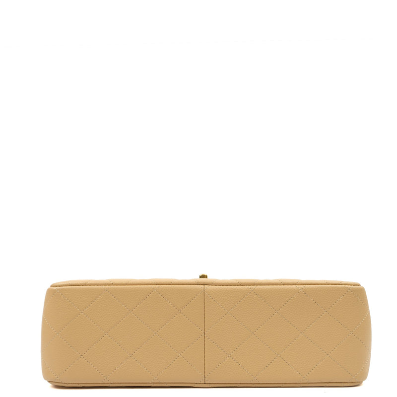 Picture of Chanel Shoulder Bag Classic Double Flap - Large in Neutral, Caviar Leather