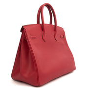 Picture of Hermes Tote Birkin 35 in Rouge Casaque, Epsom Leather