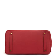 Picture of Hermes Tote Birkin 35 in Rouge Casaque, Epsom Leather