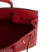 Picture of Hermes Tote Birkin 35 in Rouge Casaque, Epsom Leather