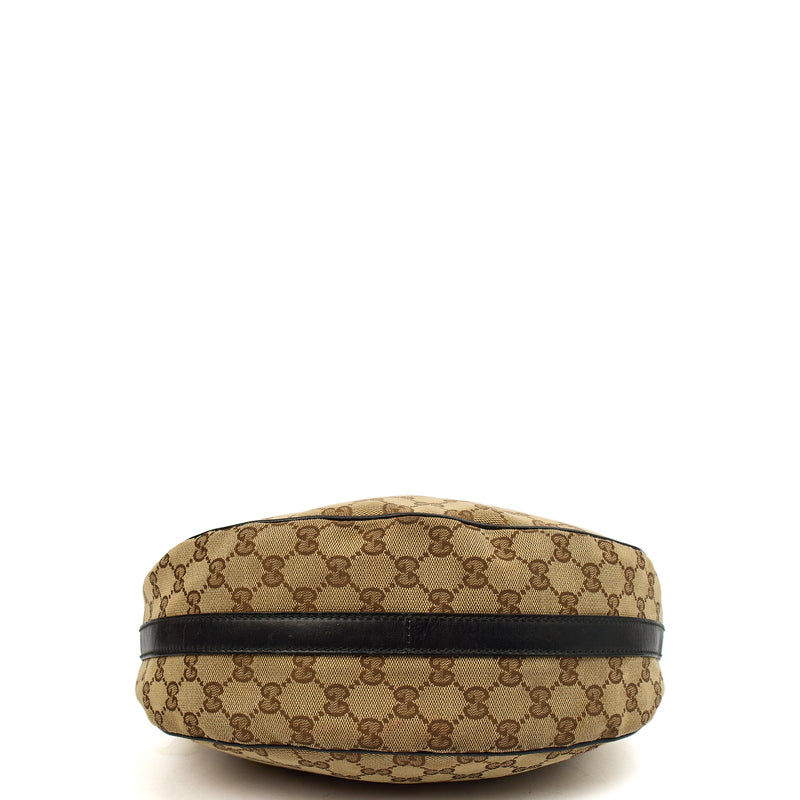 Picture of Gucci Shoulder Bag Twins GG Hobo in Neutral, GG Canvas