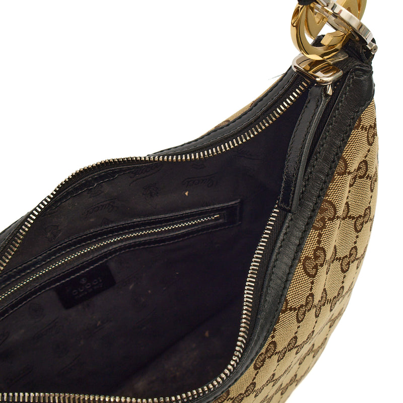 Picture of Gucci Shoulder Bag Twins GG Hobo in Neutral, GG Canvas