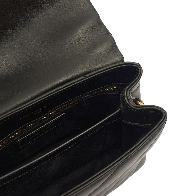 Picture of Saint Laurent Cross Body LouLou - Toy in Black, Leather