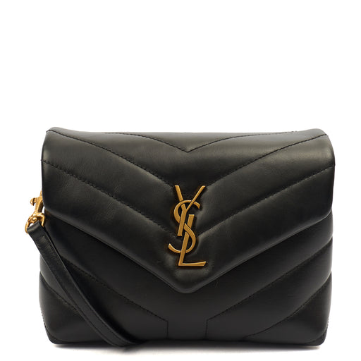 Picture of Saint Laurent Cross Body LouLou - Toy in Black, Leather