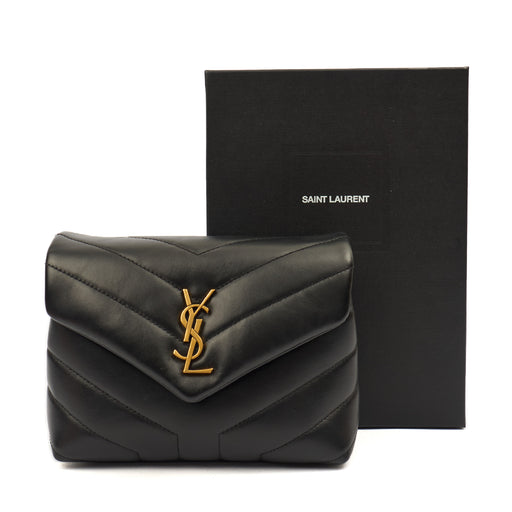 Picture of Saint Laurent Cross Body LouLou - Toy in Black, Leather