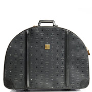 Picture of MCM Wheeled Luggage in Black, Canvas