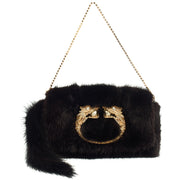 Picture of Gucci Clutch 1955 Horsebit Shoulder Bag in Black, Exotic