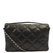 Picture of Chanel Cross Body Flap Bag in Black, Calfskin Leather