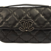 Picture of Chanel Cross Body Flap Bag in Black, Calfskin Leather