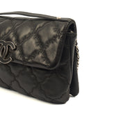 Picture of Chanel Cross Body Flap Bag in Black, Calfskin Leather