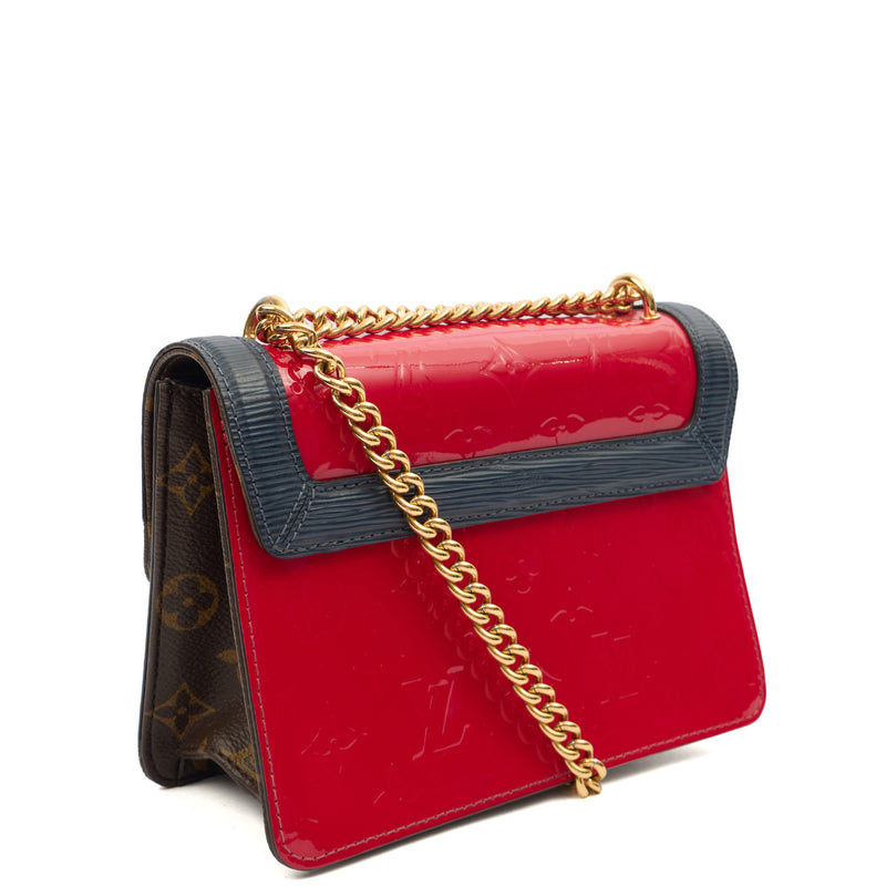 Picture of Louis Vuitton Shoulder Bag Wynwood in Red, Patent Leather