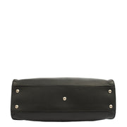 Picture of Fendi Top Handle Peekaboo - Medium in Black, Leather