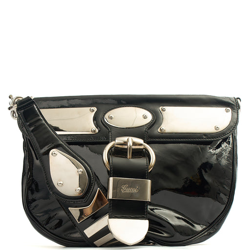 Picture of Gucci Shoulder Bag Vintage Shoulder Bag in Black, Patent Leather