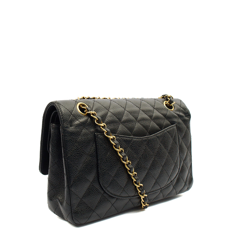 Picture of Chanel Shoulder Bag Classic Double Flap - Medium in Black, Caviar Leather
