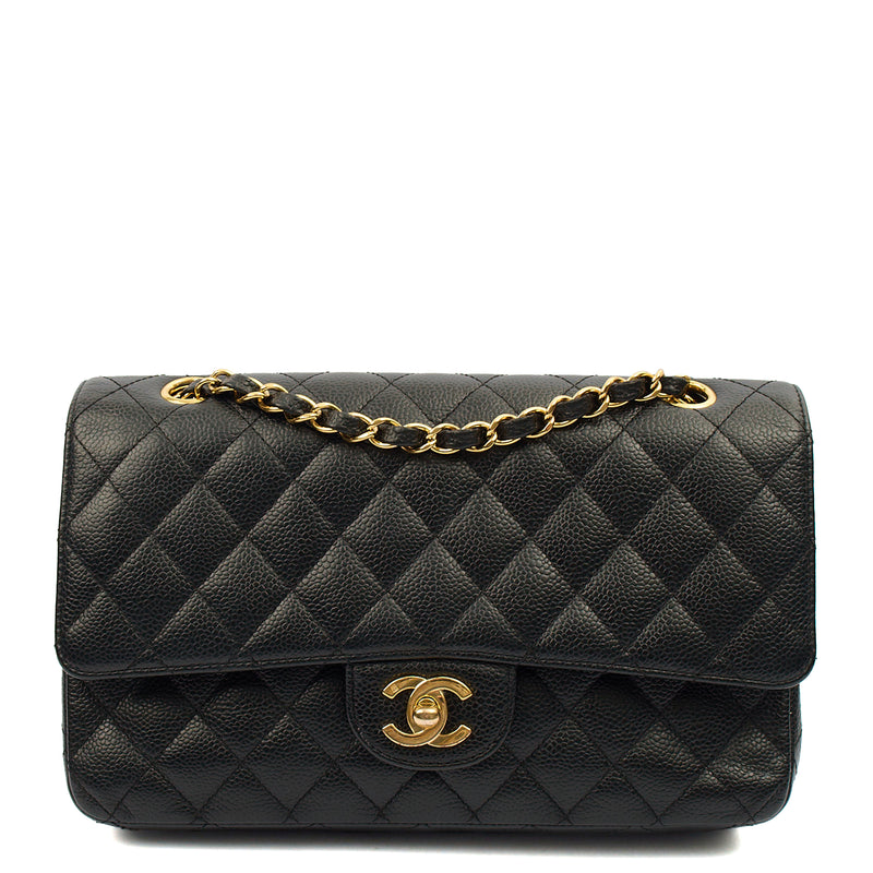 Picture of Chanel Shoulder Bag Classic Double Flap - Medium in Black, Caviar Leather
