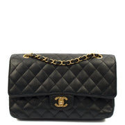 Picture of Chanel Shoulder Bag Classic Double Flap - Medium in Black, Caviar Leather
