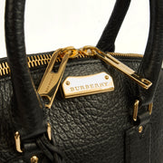 Picture of Burberry Tote Orchard Bowling Bag - Large in Black, Leather
