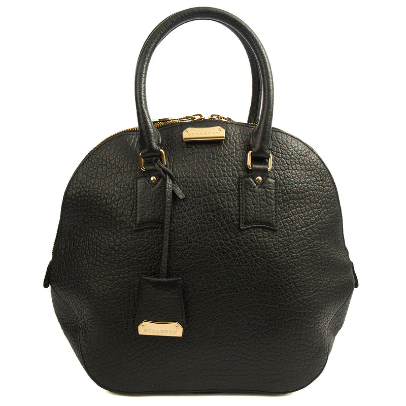 Picture of Burberry Tote Orchard Bowling Bag - Large in Black, Leather