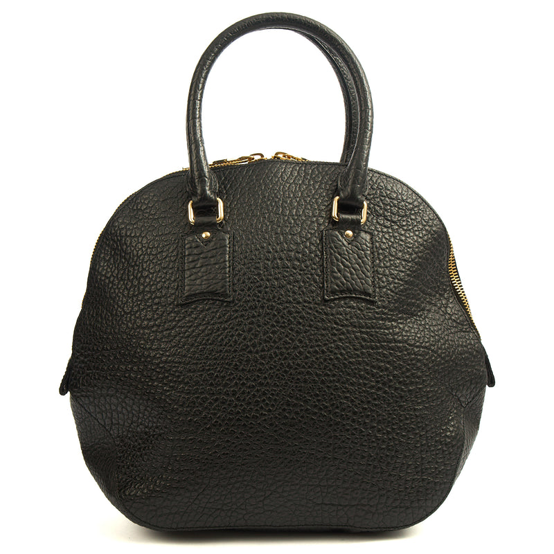 Picture of Burberry Tote Orchard Bowling Bag - Large in Black, Leather