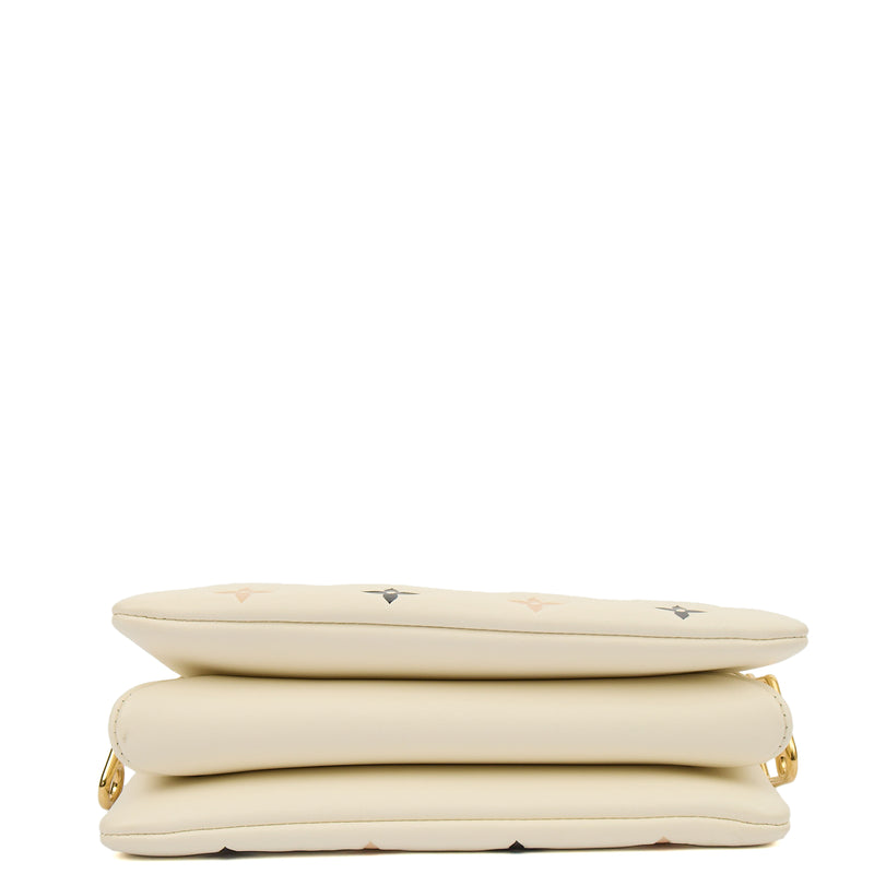 Picture of Louis Vuitton Cross Body Coussin PM in White, Leather
