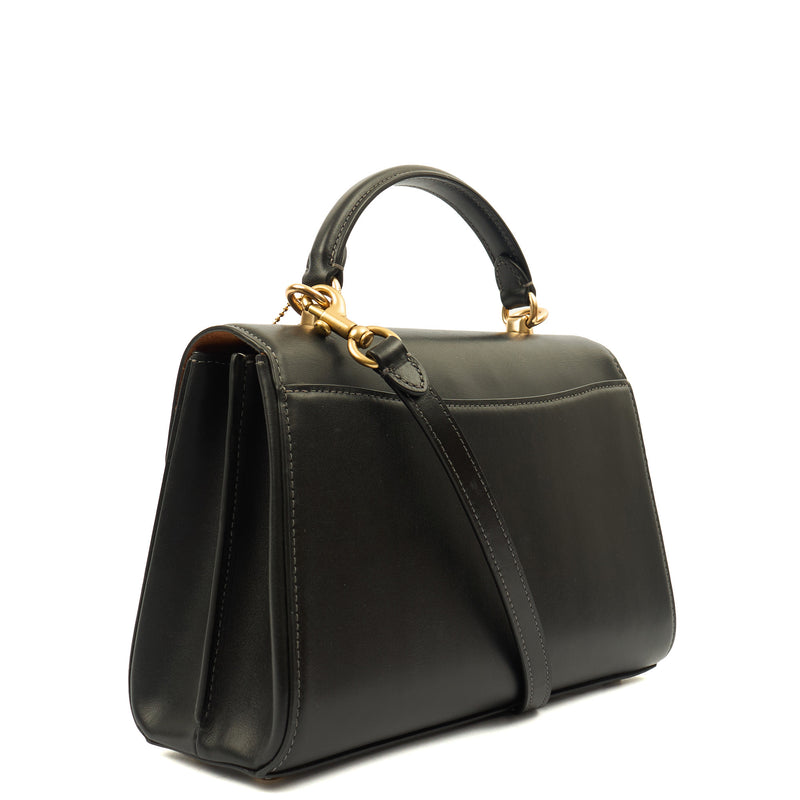 Picture of Coach Top Handle Eliza Top Handle in Black, Leather