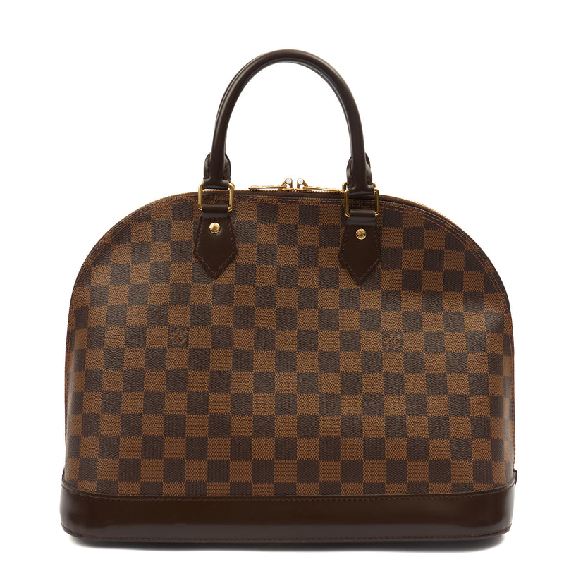 Picture of Louis Vuitton Top Handle Alma PM in Damier, Canvas