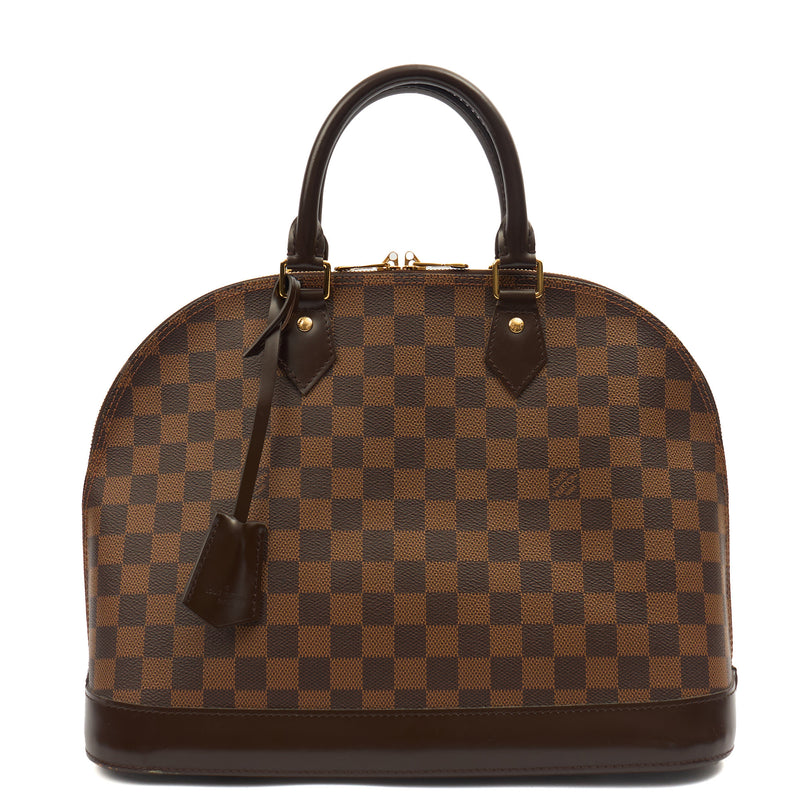 Picture of Louis Vuitton Top Handle Alma PM in Damier, Canvas