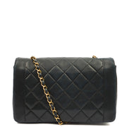 Picture of Chanel Cross Body Diana - Medium in Black, Lambskin Leather