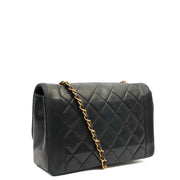 Picture of Chanel Cross Body Diana - Medium in Black, Lambskin Leather